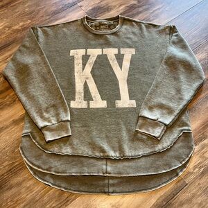 Green Vintage Wash Royce Kentucky Sweatshirt